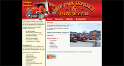 Desktop Screenshot of hydeparkconcrete.com